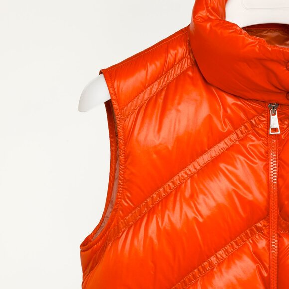 Moncler Hossegor Orange Down Puffer Vest - Picture 8 of 14
